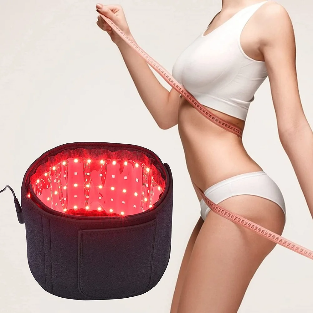 

660nm 850nm Red Light Therapy and Near Infrared Therapy Pain Relief Slimming Band Wrap Heated Led Light Therapy Device