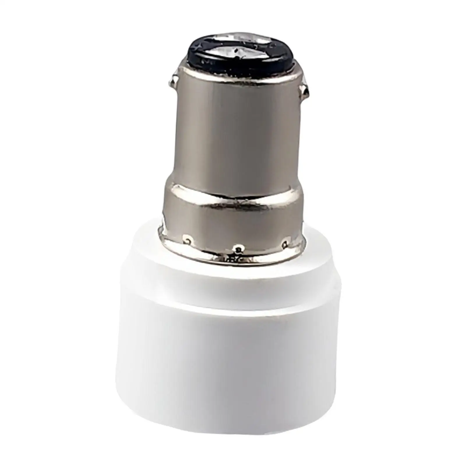 Easy Install Light Bulb Socket Adapter Compact Metal Base Converter for Home Commercial Lamps