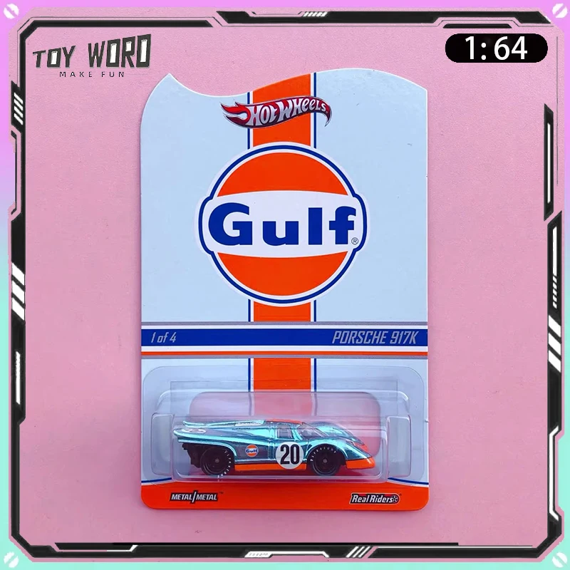 

New Hot Wheels Porsche 917K Le Mans Racing Car RLC Gulf Livery Classic Diecast Collectible Car Model Gift for Enthusiasm Fans