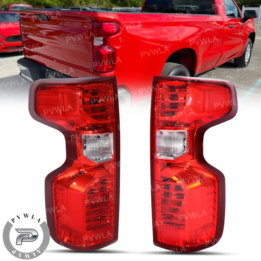 

Tail Light For Chevrolet Silverado 1500 2019 2020 Car Accessories Without Bulbs Rear Brake Stop Turn Lamp