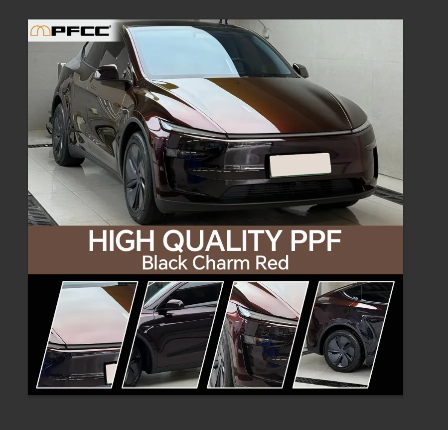 

Высококачественная виниловая пленка из ПЭТ Vitreous Black Red (вкладыш из ТПУ) автомобильная виниловая металлическая глянцевая пленка для качественной обертки автомобиля Гарантия