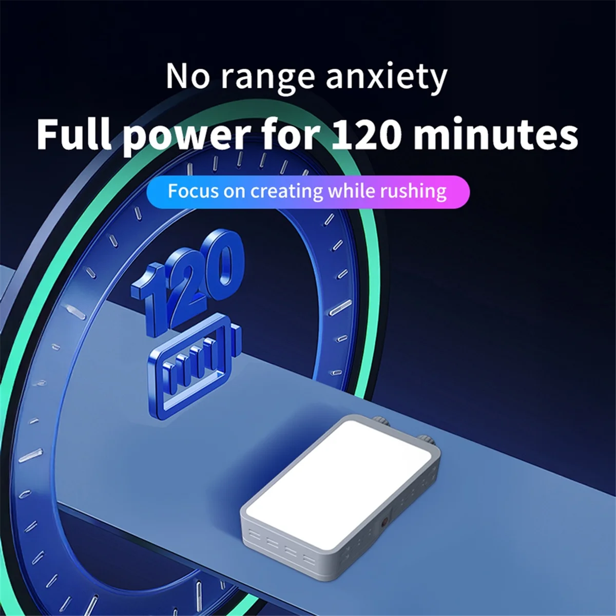 ABPS 25W RGB Full-Color Fill Light Photography Phone Video Filming Live Streaming Video Light Portable Video Lighting