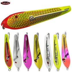 TAKEDO 10G 15G Spoon Jigging lure JY56 Fishi Shaped Metal Sequin Bait Deep Sea Fishing Trolling Boat Fishing Jig Lure Trout Bass