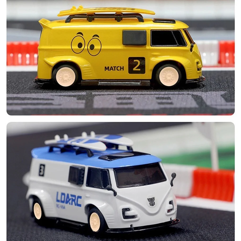 LDARC V64 1/64 RTR Fernbedienung Auto Mini Micro Simulation RC Modell Brot Rennwagen 2,4 GHz Tabletop Bus Fahrzeug Erwachsene kind Spielzeug