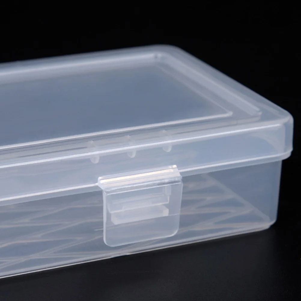 

Small Tool Box Transparent Bead Storage Case Heavy Duty Plastic Organizer for DIY Craft Jewelry Workshop Wall Mountable