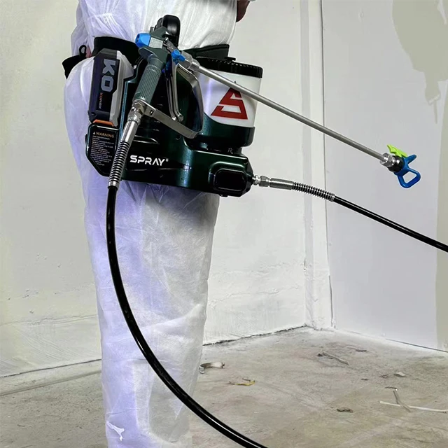 2024 Lithium Battery Portable Paint Sprayer Electric Putty Airless Paint Sprayer Machine Hvlp Spray