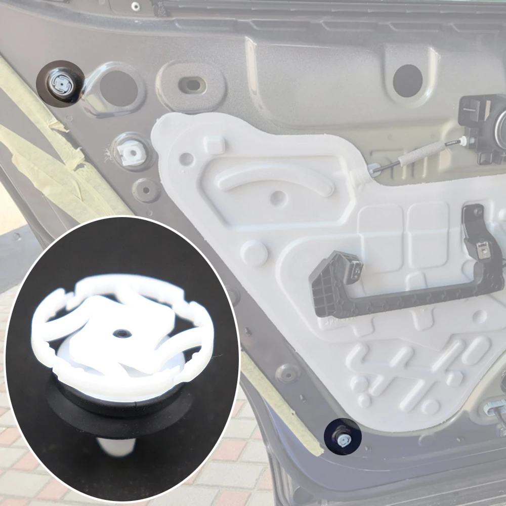 Para peugeot 208 (a9) 308 (t9) 508 (w23) 2008 (a94) painel da porta do carro cartão guarnição clipe prendedor rebite estofamento 2013-2018 acessórios