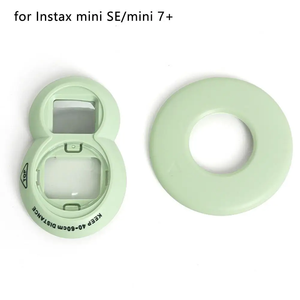 For Instax Mini SE Selfie Filters Colorful Photography Supply Assist Circle Lens Accessory For Fujifilm Instax Mini SE/mini 7+