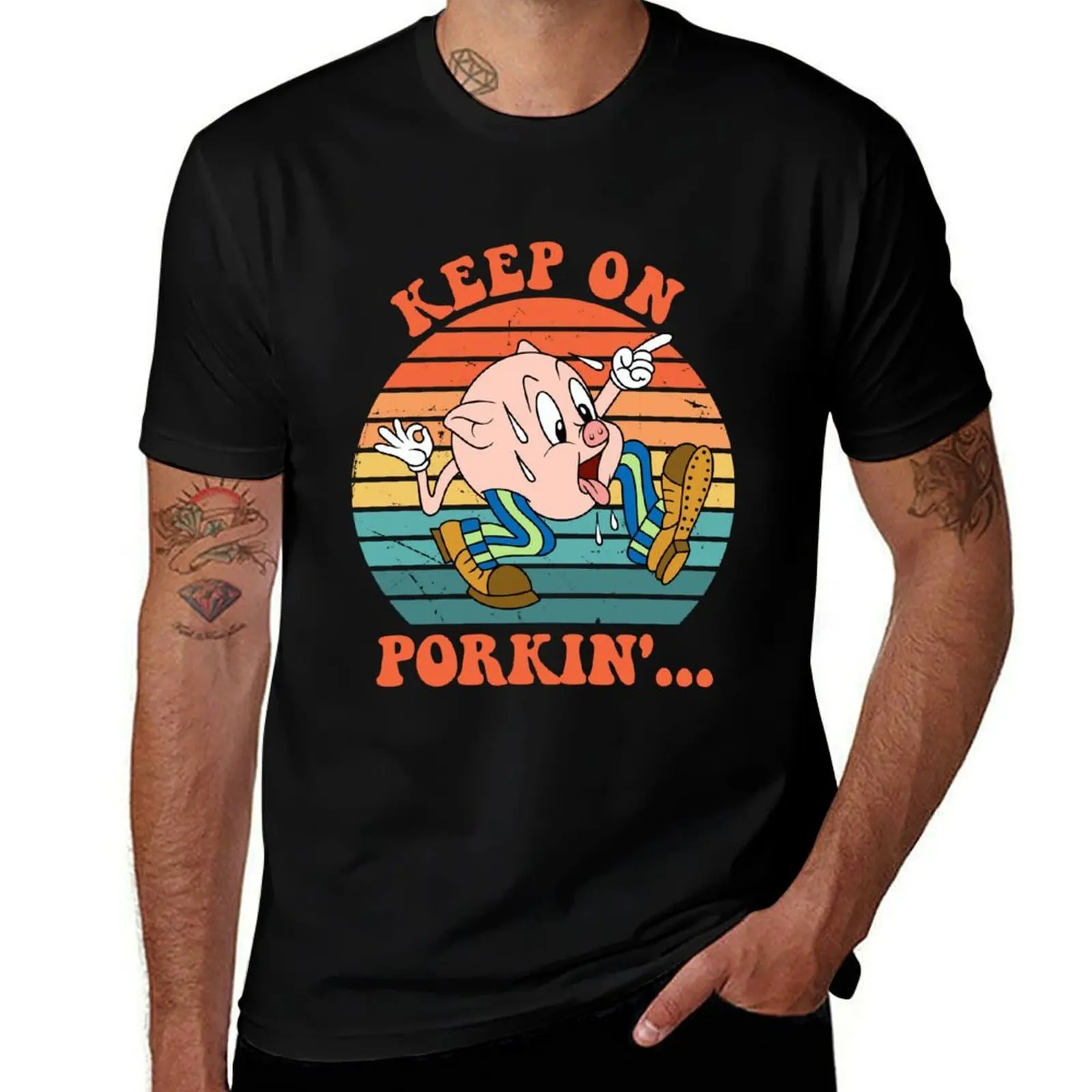 

Keep On Porkin T-Shirt t shirts designer man t shirt cotton high quality T-Shirt
