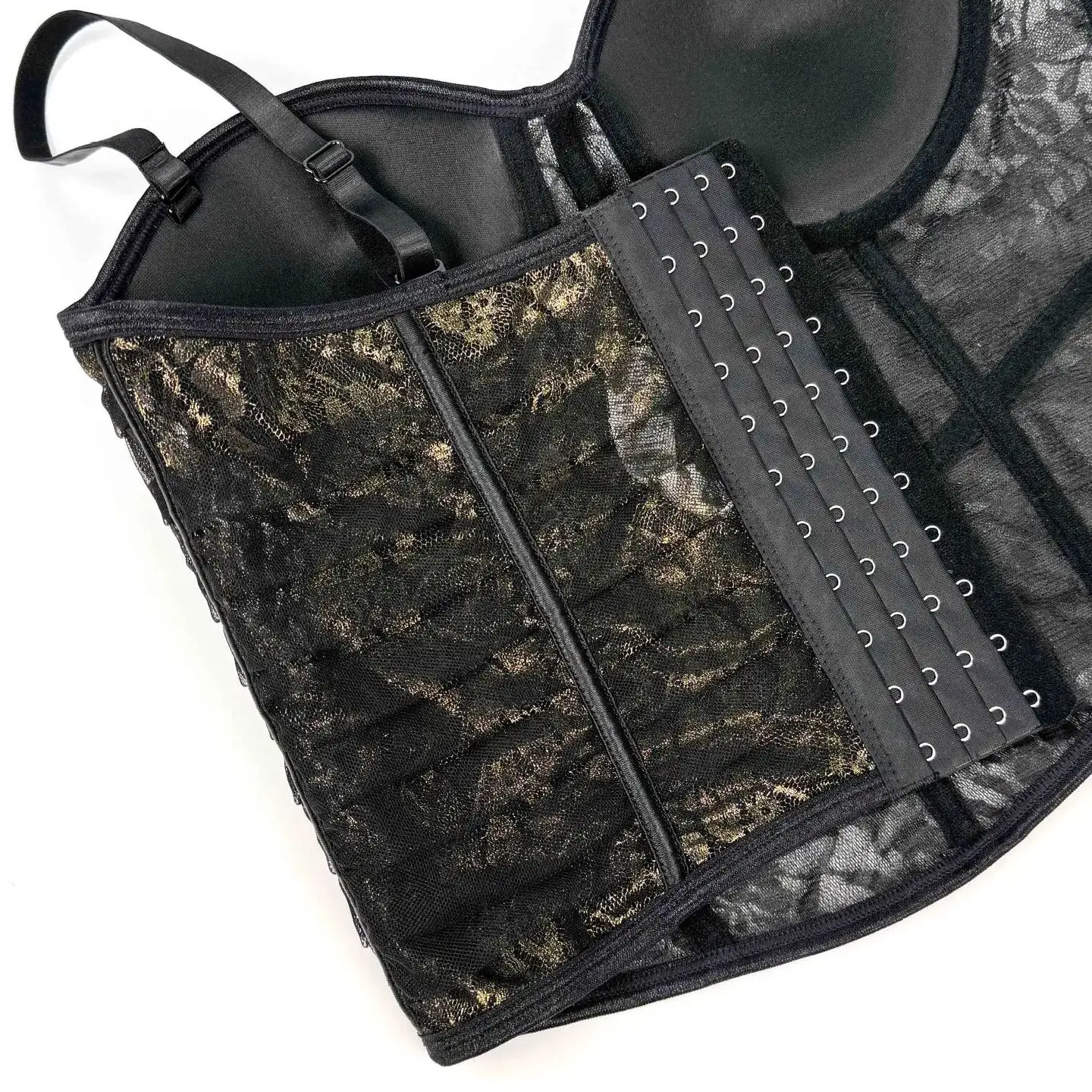 Sexy Bra Corset Crop Tops Club Outfit Women Fashion Rave Bustier Fishbone Top Underwear Sleeveless Vest Slim Bodyshaper Camisole