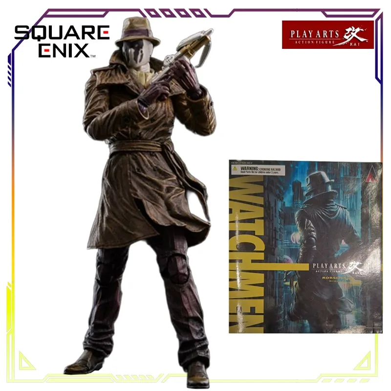 

SQUAREENIX Original PlayArts Changes Series Watchmen Rorschach Action Figure Model Toys Movable Model Ornaments Gifts Fo Boys