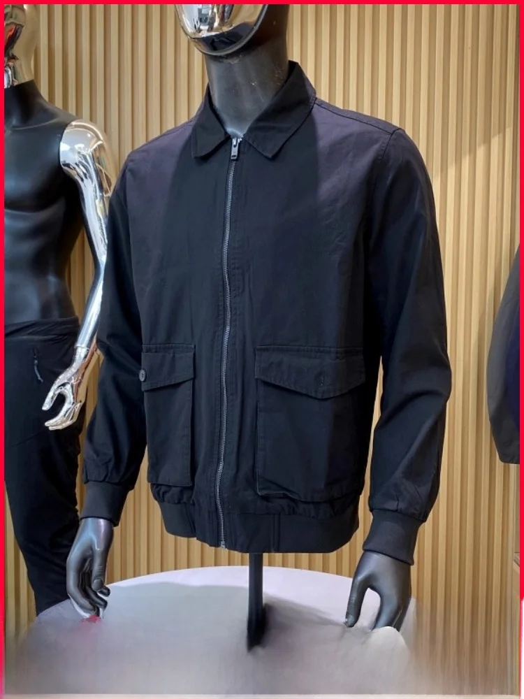Waed 00% القطن سلاح الجو Jaet الرجال عادية بدوره إلى أسفل طوق A2 Sle ملابس خارجية العصرية الخريف الربيع معطف موسمي