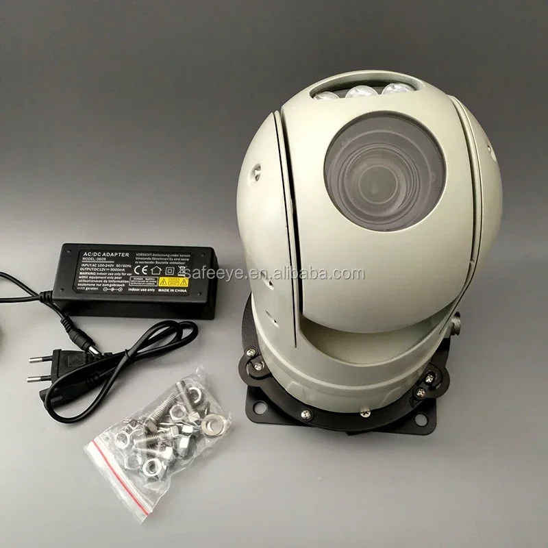 Outdoor Waterproof Mini IP/SDI/AHD/Analog Roof Rotating Pan Tilt Vehicle Mounted Car PTZ Speed Camera PTZ-L100 - view 2