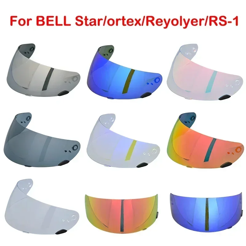 Motorcycle Helmet Visor for BELL Qualifier DLX MIPS Anti-scratch UV Wind Shield Glasses Visor for BELL Vortex Revolver RS-1 RS-2