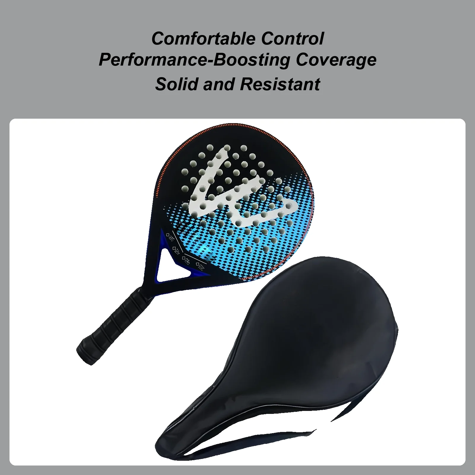 

Pickleball Paddle Pickleball Paddle Легкое эргономичное оборудование с ручкой и сумкой для хранения для начинающих средних взрослых мужчин