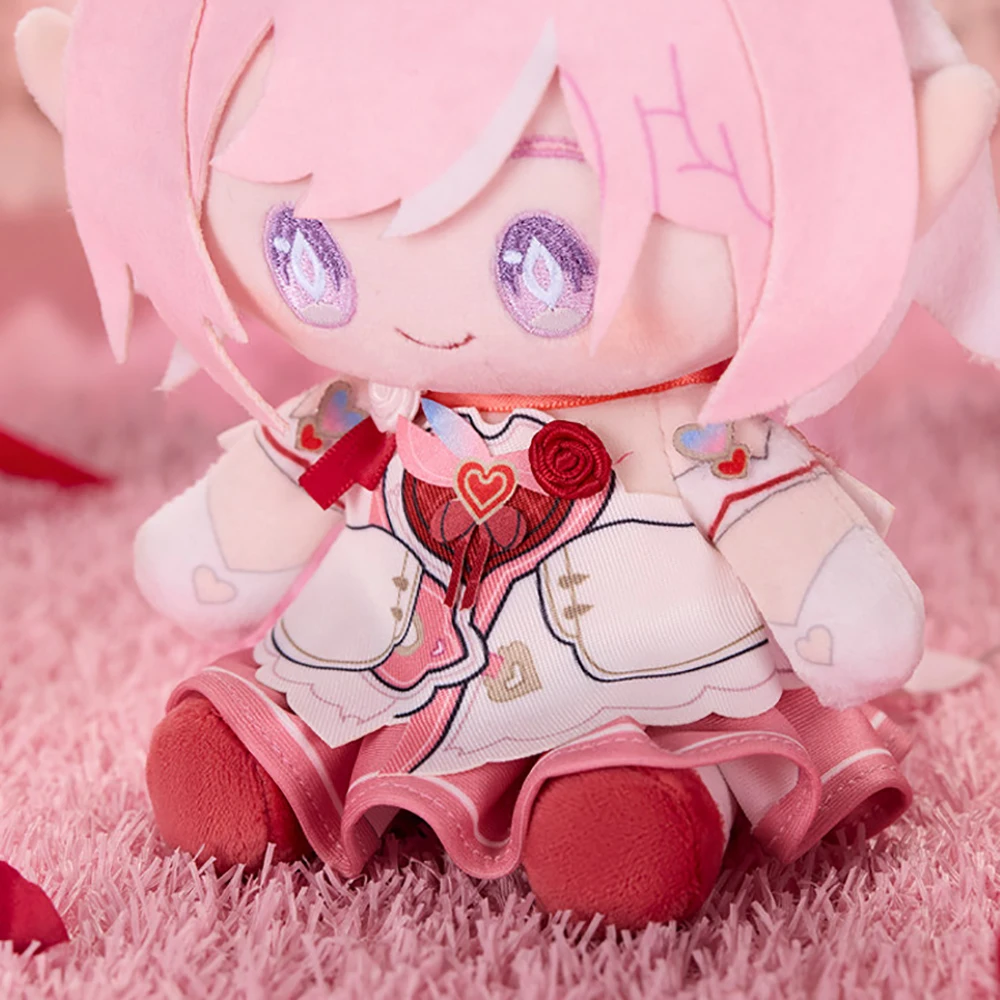 In Stock Original Honkai Impact 3 Elysia Kiana Kaslana Plush Doll Pendant 17CM Cartoon Cute Doll Decoration Girlish Heart Gift