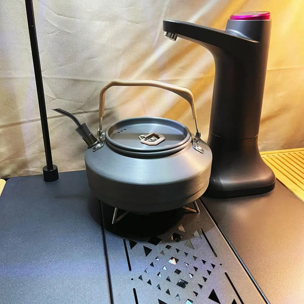 في الهواء الطلق التخييم غلاية صنبور تمديد فوهة سيليكون الفولاذ المقاوم للصدأ غلاية الفم إبريق الشاي فوهة ملحق للتخييم التنزه