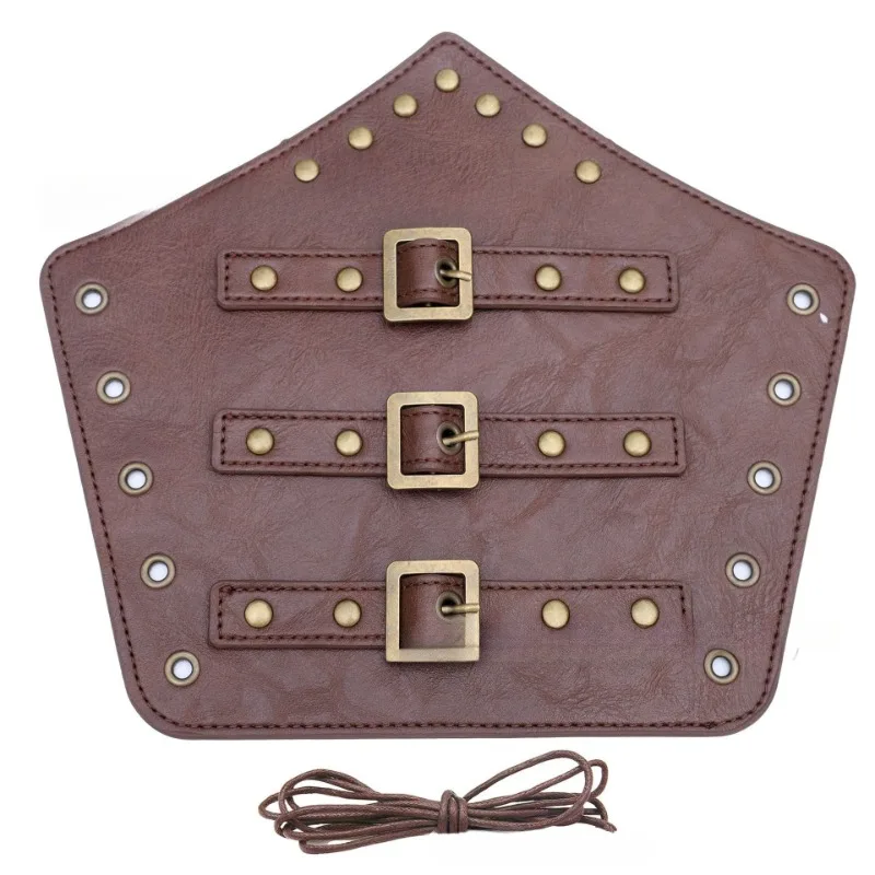 Accessoires de costume de la Renaissance Viking médiévale, protège-bras, sacs de ceinture et bracelet réglable pour hommes, cosplay de chevalier pirate