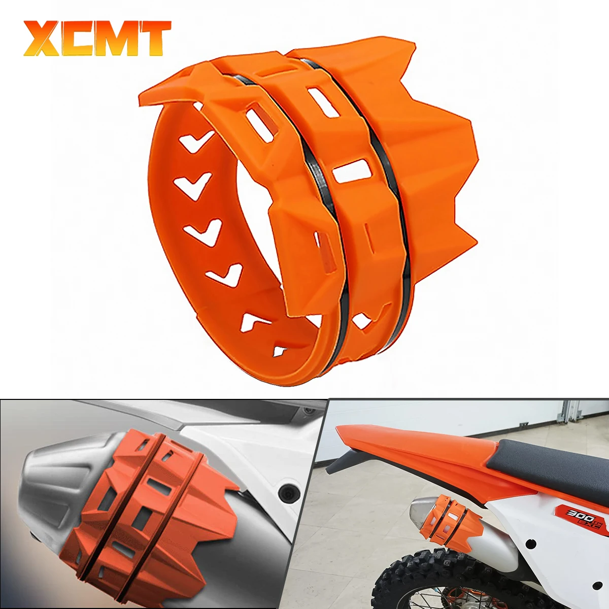 

Exhaust Tail Pipe Protector Cover Guard For KTM EXC EXCF XC XCF XCW SX SXF TPI SIX DAYS 125 200 250 300 350 450 500 Universal