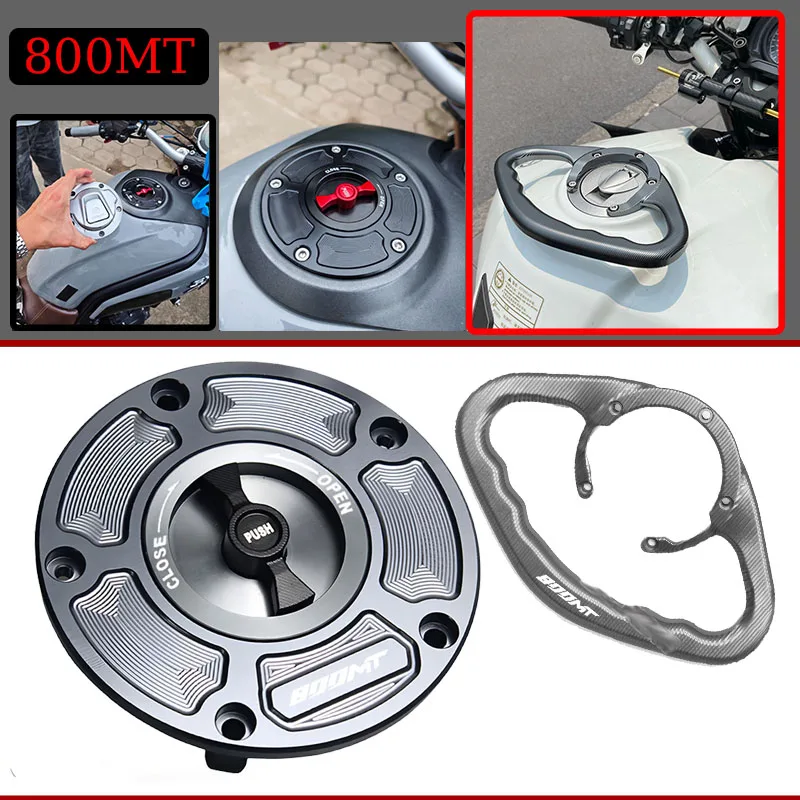 

Для CFMOTO 800MT MT800 мотоциклетная крышка топливного бензобака с ЧПУ, алюминиевый задний пассажирский подлокотник без ключа, подлокотник топливного бака