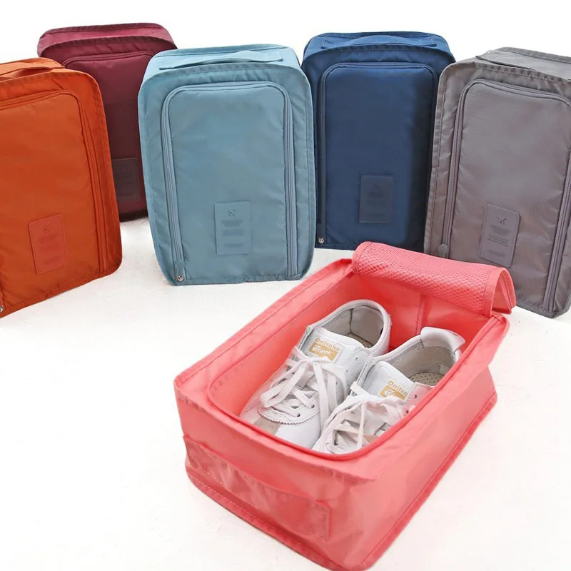 Foreign trade second generation Korean sports shoe bag dustproof foldableable shoe box wholesale travel satchel storage shoe bag