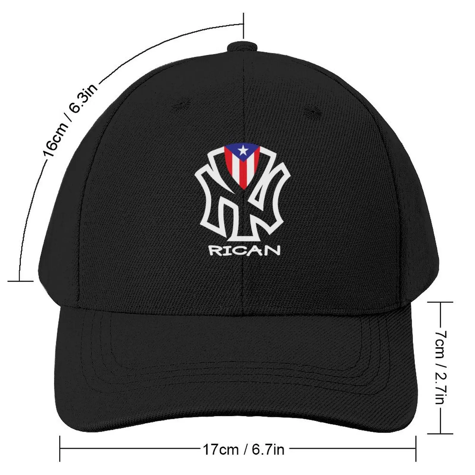 Puerto Rican NY Baseball Cap Thermal Visor New Hat Women's Beach Outlet Men's