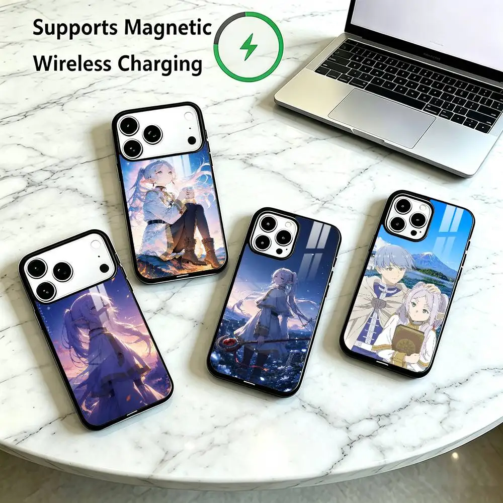 Frieren Himmel Journey  Phone Case For iPhone18 17,16,15,14,13,12,11 Plus,Pro Compatible with magnetic wireless charging Gift