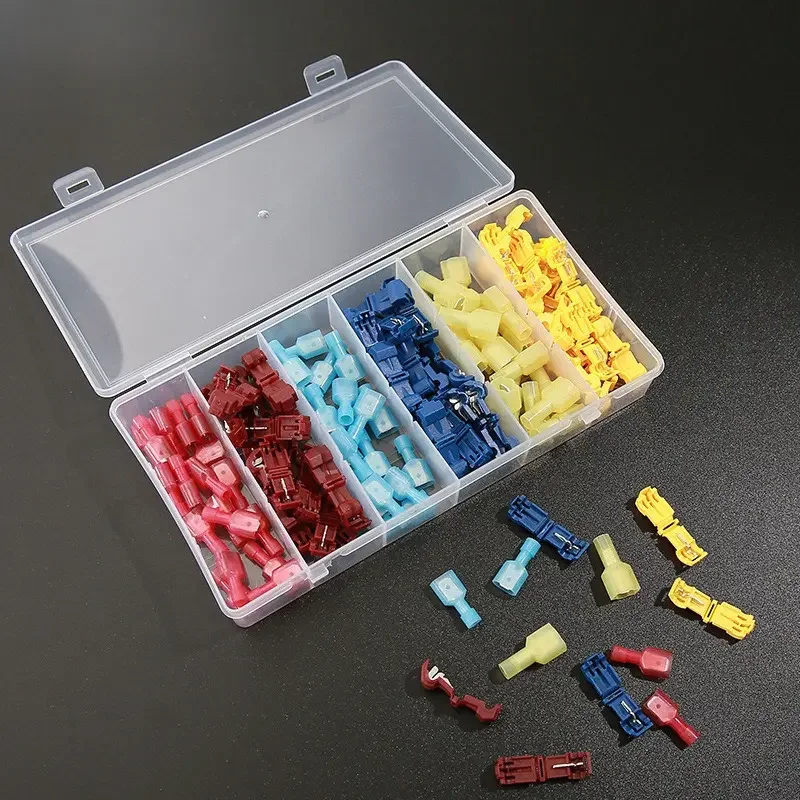 T-Tap Crimp Wire Terminals Connector Quick Electrical Cable Connector Snap Splice Lock Wire Terminal Waterproof Electrician kit