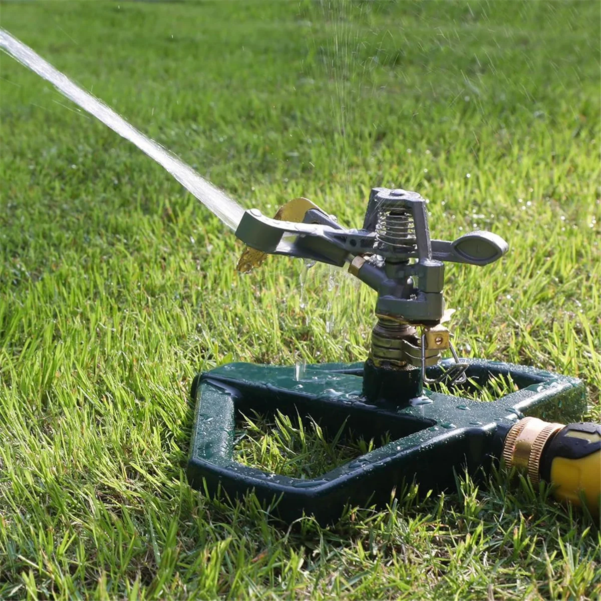 ABKO-Sprinklers для двора, спринклер для газона, регулируемая спринклерная головка из цинкового сплава, автоматический вращающийся спринклер для газона, сада