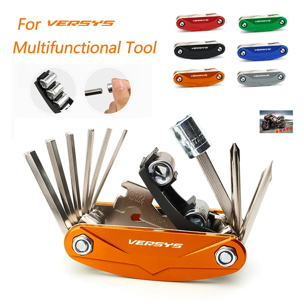 For Kawasaki Versys 650 1000 Versys650 Versys1000 Multifunctional Tool Repair Screwdriver Set Tool Hot Selling CNC Accessories