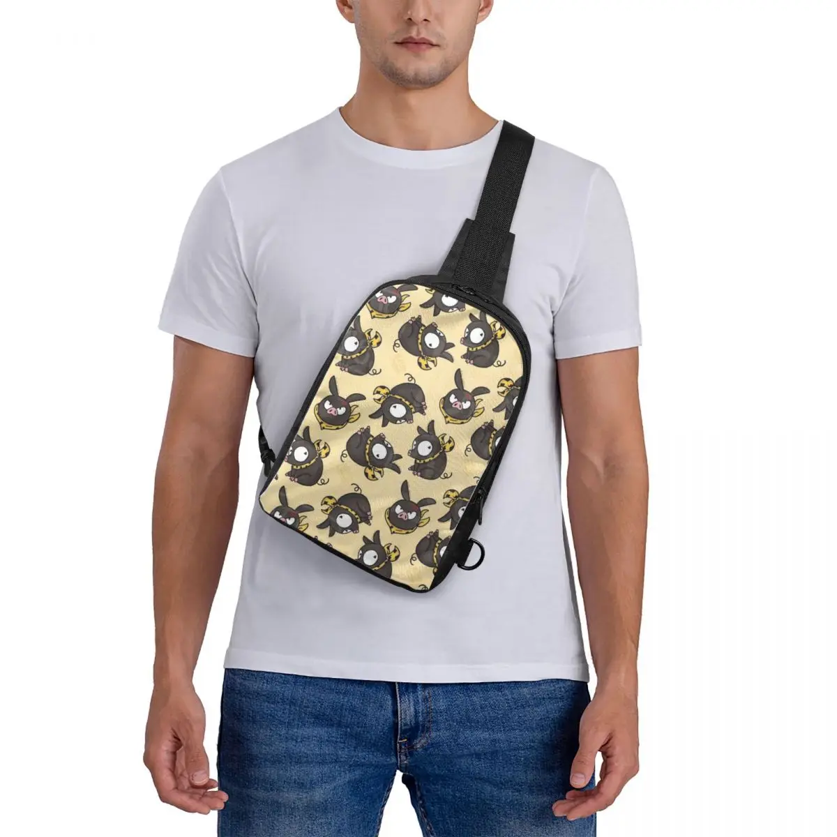 

Ranma 1/2 Saotome Pig Girls P Chan Chest Bag Crossbody Backpack Sling Shoulder Bag For Men Traveling Hiking Daypack