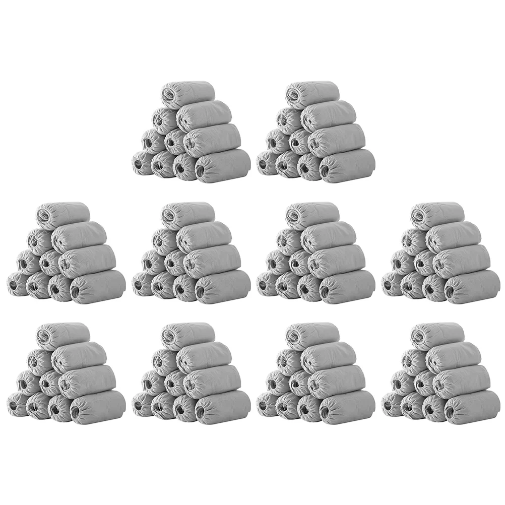 

100 Pcs Clear Shoe Cover Sneaker Anti-skid Boot Covers Sports Shoes Grey Sneakers