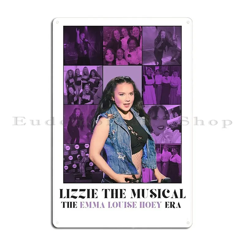 ليزي الموسيقية إيما لويز هوي عصر 1 تصميم علامة معدنية ملصق تخصيص تصميم السينما المنزل مطبوعة تين تسجيل ملصق