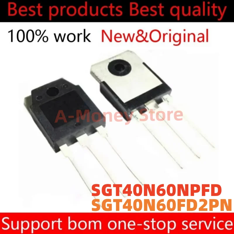 

(10pcs)SGT40N60NPFD SGT40N60NPFDPN 40N60NPFD SGT40N60FD2PN 40N60FD2 TO-247