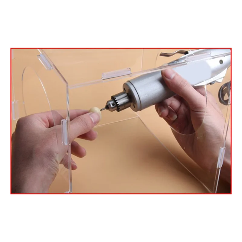 

A53Q-Enclosed Grinding Dust Box Cover Polishing Dust Hood Dustproof Transparent Dust Hood