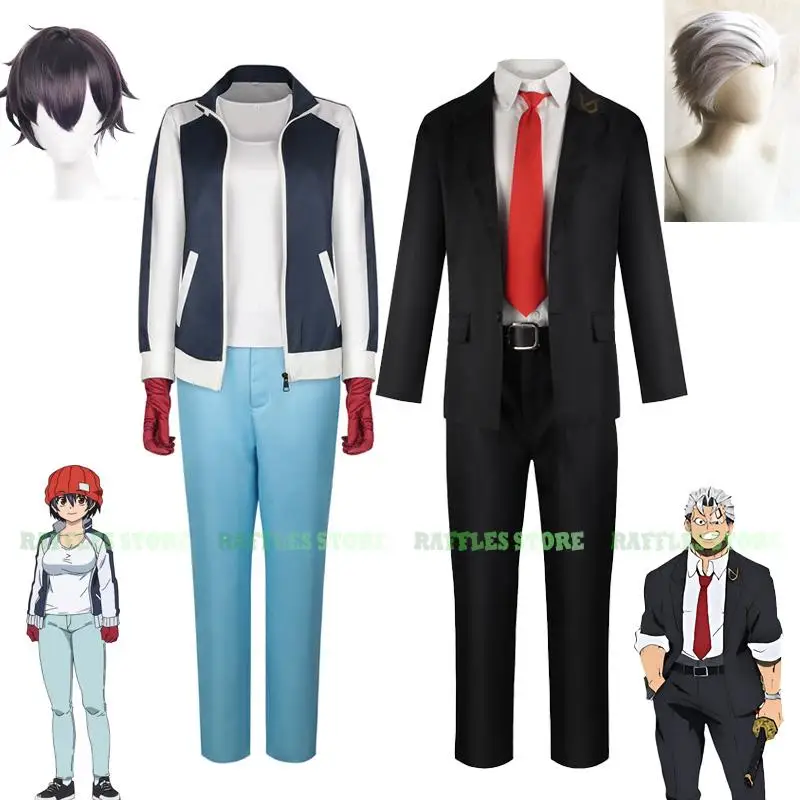 Undead Unluck Unfeel Phil Cosplay Costume Wig Hat Fuuko Izumo Cosplay Clothes Halloween Party New Anime Hat Jacket Uniform