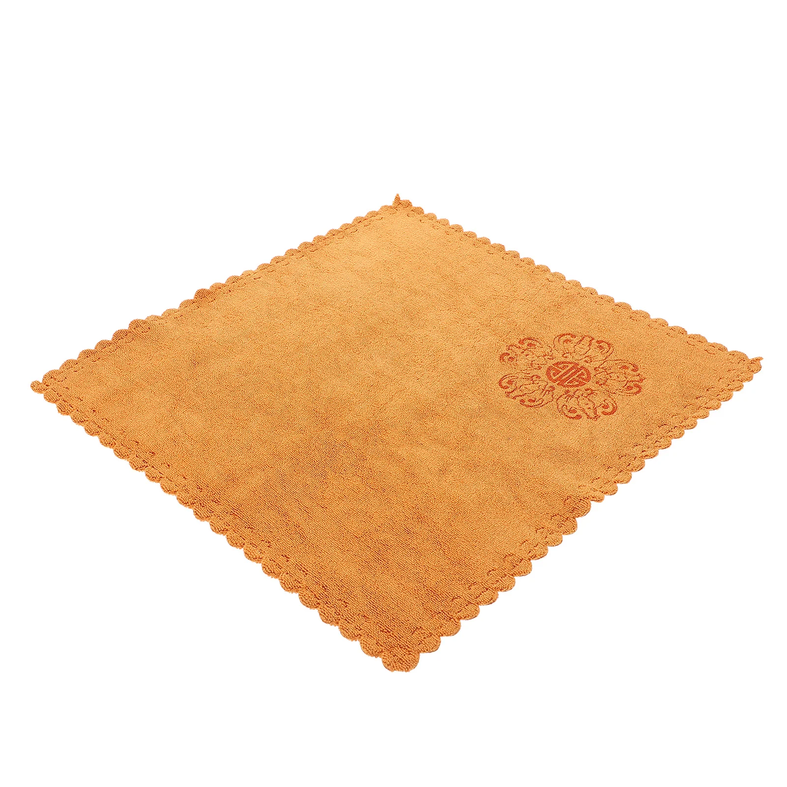 

30x30cm Printed Absorbent Tea Towels Thickened Cotton Dish Towel for Kitchen Countertop Cleaning Reusable Tea Napkin