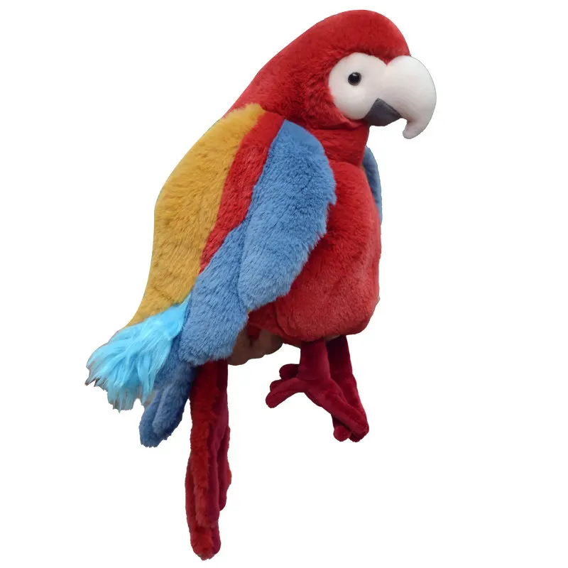 Realistic Parrot Plush Toy: Super Cute Macaw Doll, Collector's Souvenir