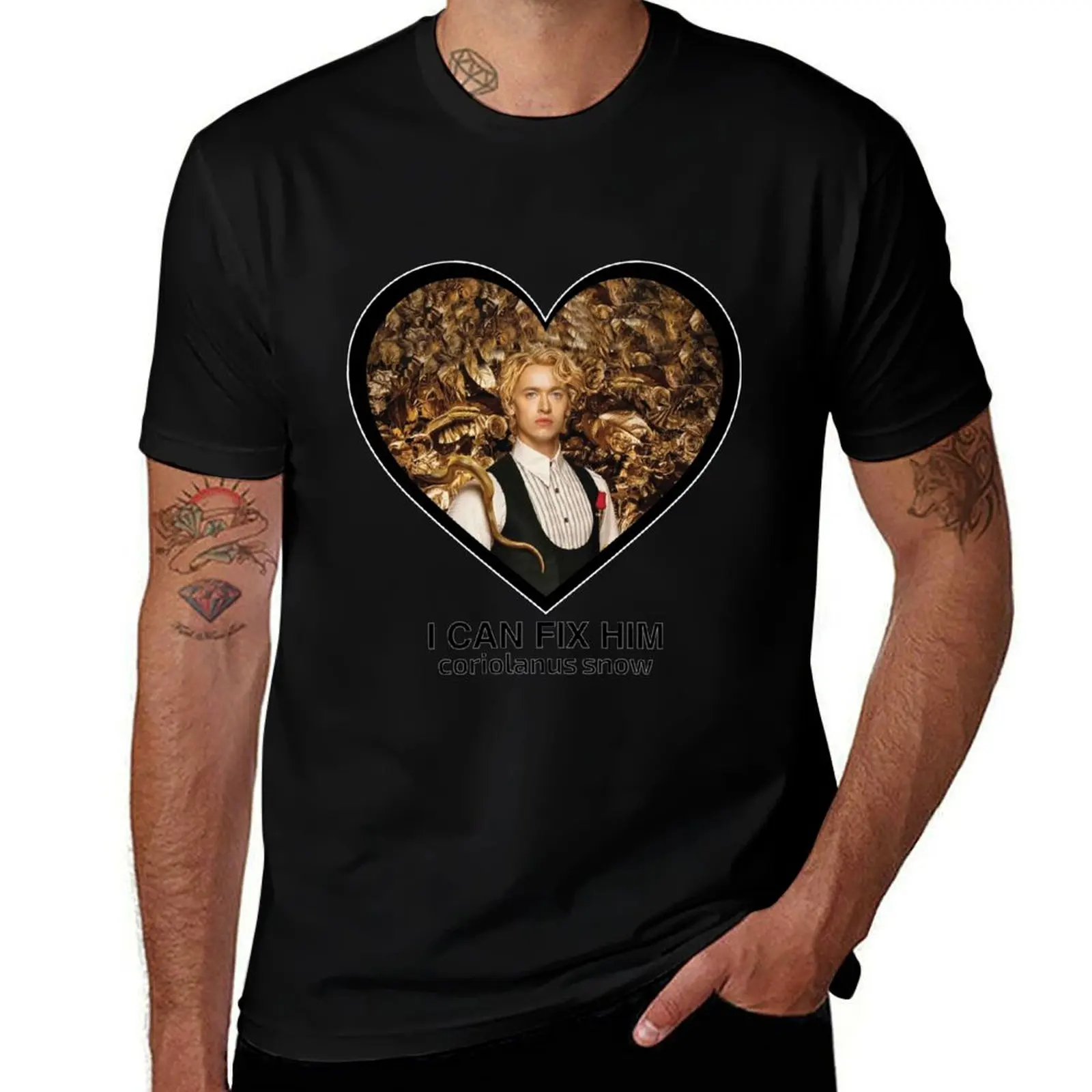 Coriolanus Snow I Can Fix Him T-Shirt man t shirts high quality luxury brand T-Shirt