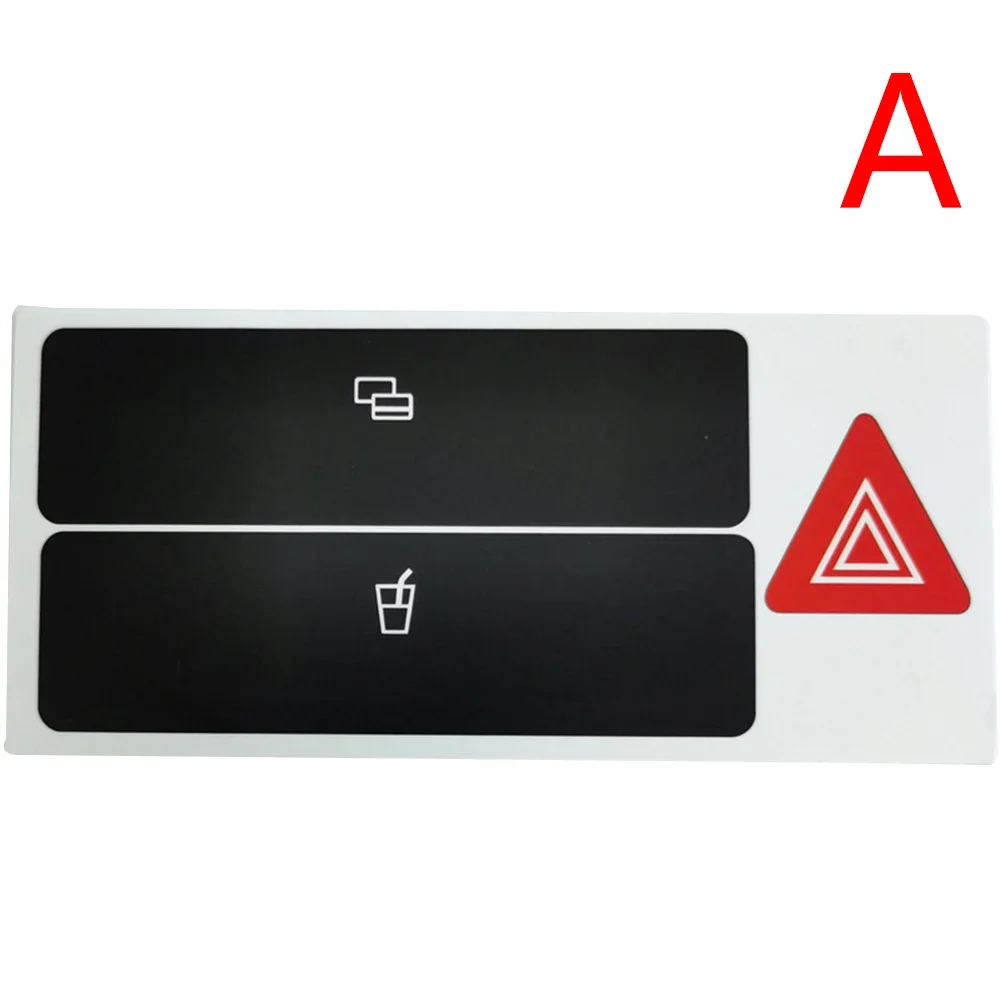 Car Button Repair Stickers Trim Sticker Cup Holder Stickers Repair Button Knob Switch Interior Decoration For Audi-A6 C5 98-04