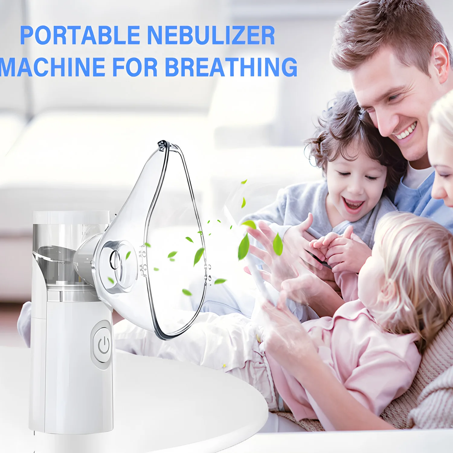 Portable Nebulizer Humidifier Medical Silent Mesh Nebulizer Handheld Asthma Inhaler Atomizer Kids Health Care Or Thermometer