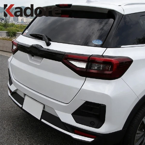 For Toyota Raize 2020 2021 2022 2023 2024 2025 Chrome Tail Bumper Strip Cover Rear Bumper Molding Trim Styling Car Accessories
