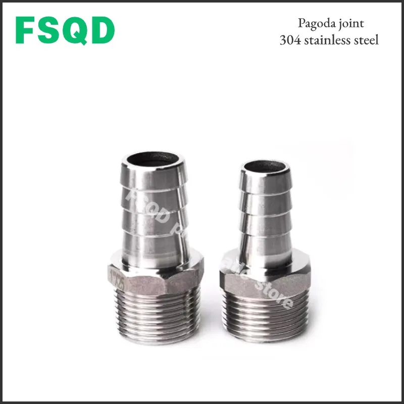 1pcs Connector Outer wire Pagoda joint  DN65 DN80 DN100  304 stainless steel Water pipe, gas pipe, water pump, fitting