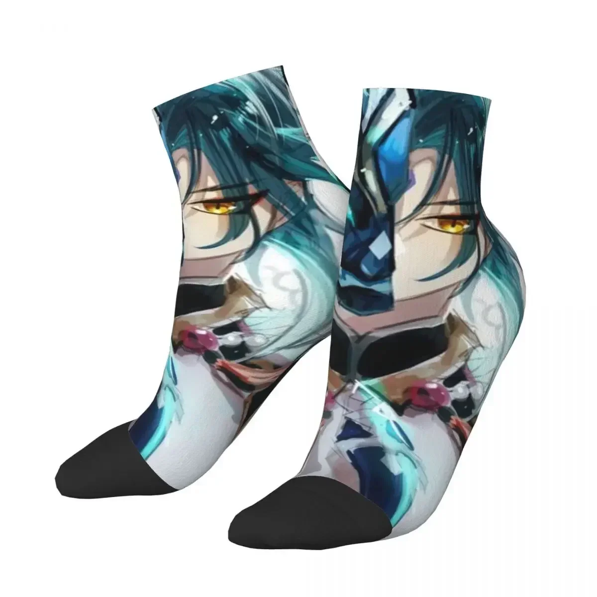 

Genshin Impact Childe Tartaglia Socks Harajuku Super Soft Stockings All Season Socks Accessories for Man Woman Birthday Present