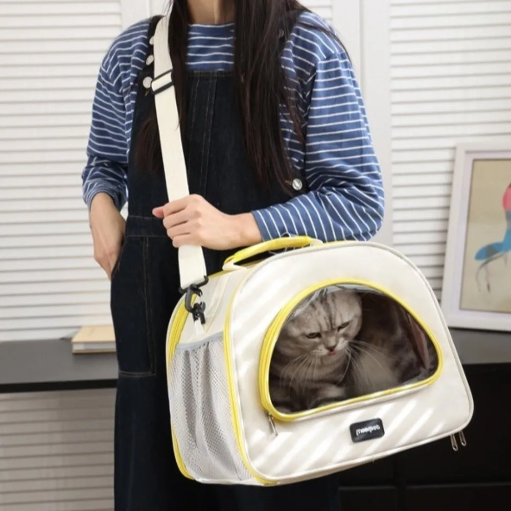 

Fashion Breathable Pet Cat Backpack Portable Foldable Cat Carrier Bag Colorful Cat Outdoor Handbag for Puppy Cats