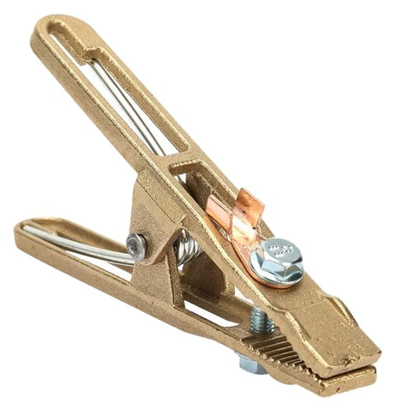 

B-Est 1 Piece TIG Welding Machine Brass Grounding Clamp (260A) Durable Gold Easy To Replace