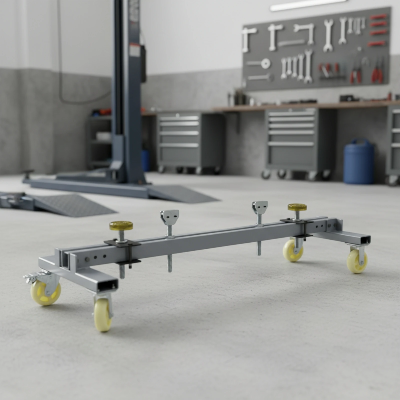 Automotive Moving Frame with Casters Adjustable Car Positioning Jack Vehicle Mover Swivel Dolly Industrial-Strength