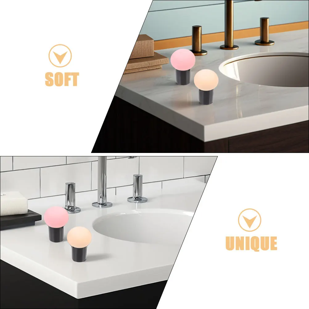 6 szt. Gąbeczek do makijażu dwufunkcyjnych, do stosowania na sucho i na mokro, w kształcie grzybka, miękkie blendery do nakładania płynnych, pudrowych i kremowych produktów do twarzy.