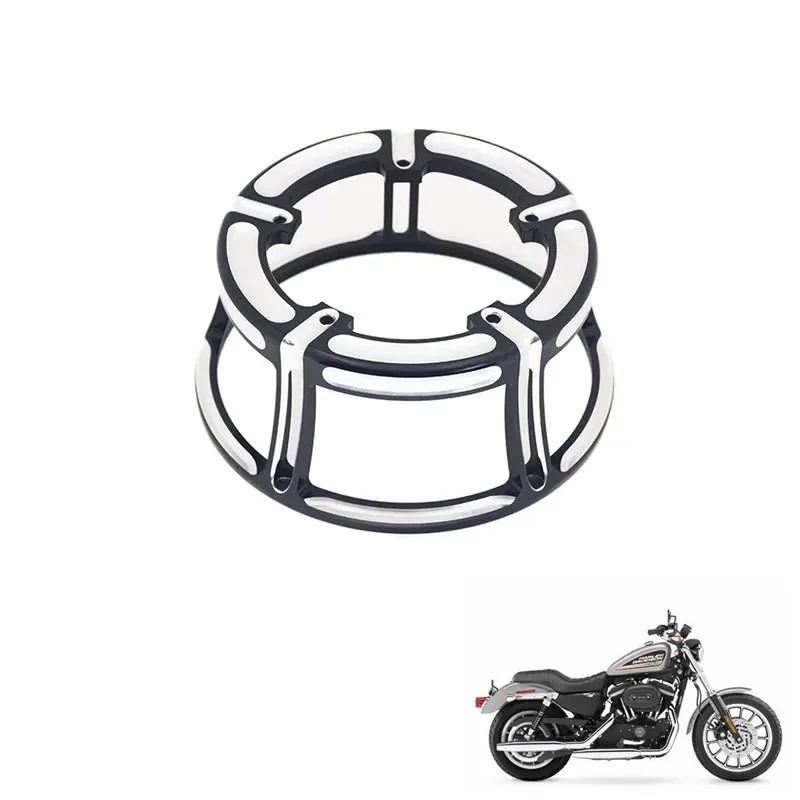 For Harley Sportster Road King Gliding Softtail Dyna Touring Street Glide Air Filter Cnc Cut See Through Cleaner System Kit