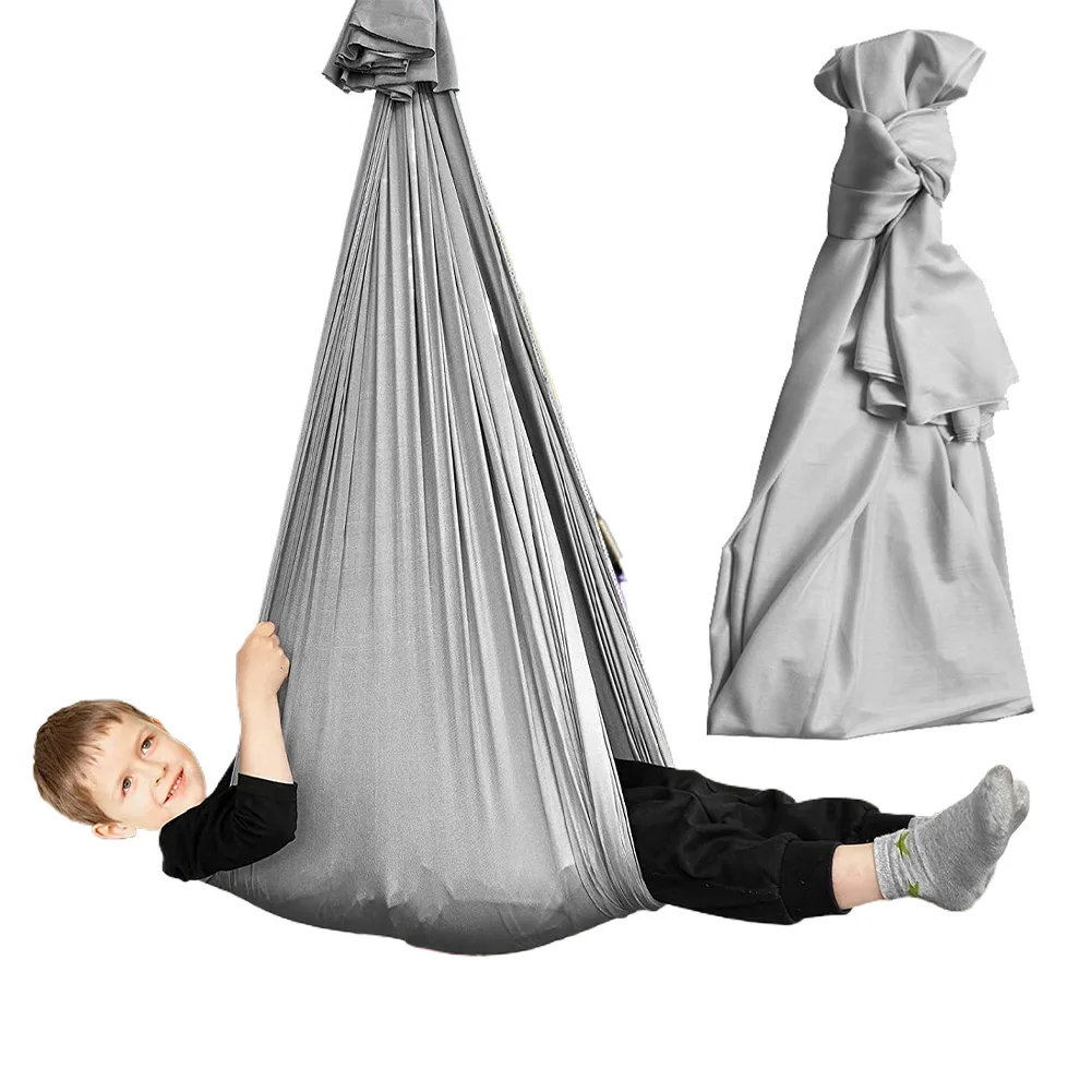 Kids Sensory Swing Elastic Therapy Swing Indoor Outdoor Therapy Cuddle Swing Calming Compression Therapy Swing Hammock